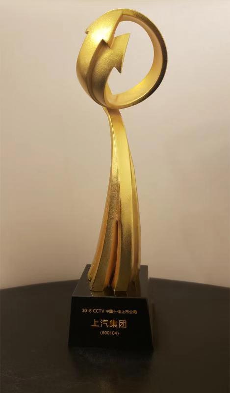 上汽連續三年蟬聯“中國十佳上市公司”
