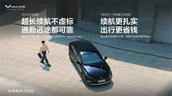 限時先享置換一口價!「10萬級600續航中級轎車」五菱星光2025款正式上市!